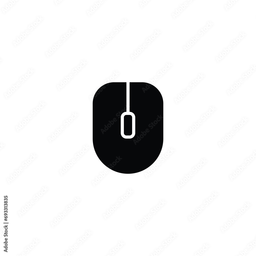 Poster mouse icon, mouse sign vector for web site computer and mobile app