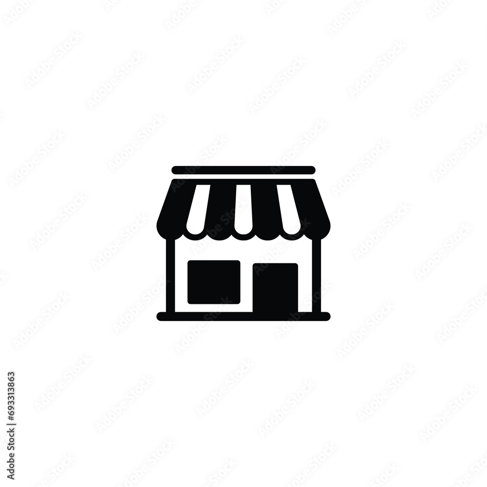 Poster store icon, store sign vector for web site computer and mobile app