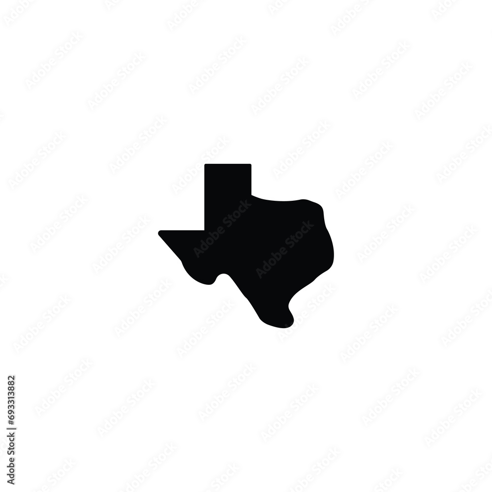 Poster texas maps icon, texas maps sign vector for web site computer and mobile app