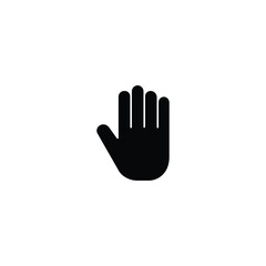 Hand icon, Hand stop icon vector for web site Computer and mobile app