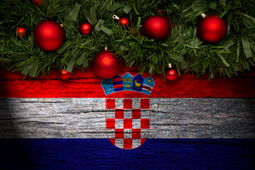 Christmas greeting from croatia. Christmas in croatia.