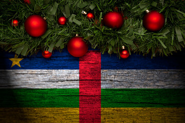 Christmas greeting from central africa. Christmas in central africa.