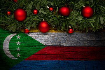 Christmas greeting from comoros. Christmas in comoros.