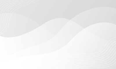 Abstract white background with waves. Vector illustration