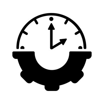 Solid black icon for Manage