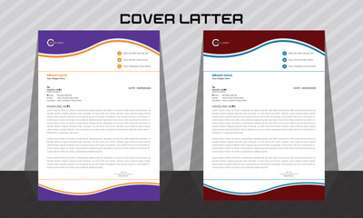 corporate modern business and letterhead template