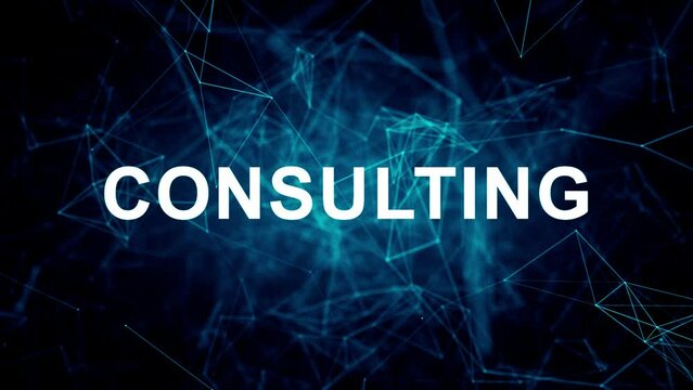 Animated futuristic texts about Security Consulting Services, Animated futuristic texts about Security Consulting Services, security and consulting services and consulting services