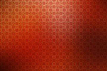 Red background with floral pattern
