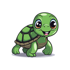 Obraz premium Cute turtle hand drawn for t shirt