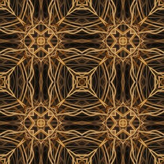 Seamless background pattern,  Abstract kaleidoscope fabric design texture