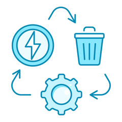 Waste To Energy  Icon