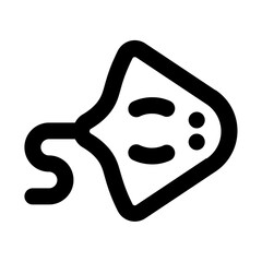Stingray Line UI Icon © kreevstock