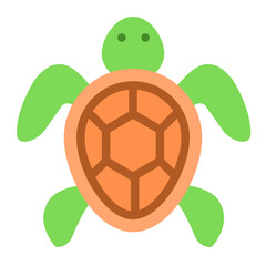 Turtle Icon Design Vector