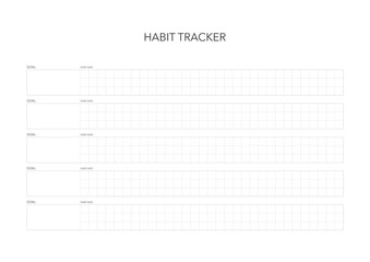 tracker planner_habit tracker template