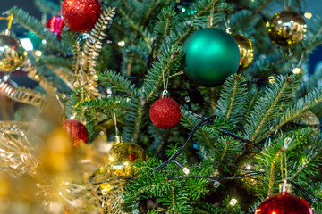 Obraz na płótnie Canvas Christmas tree with Presents , Christmas HD design photos