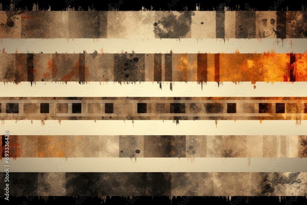 Aufkleber a textured strip of paint, showcasing a grungy and weathered appearance. perfect for adding a distre