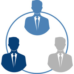 Group of Businessman Icon