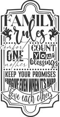 Family Rules - House Rules Illustration