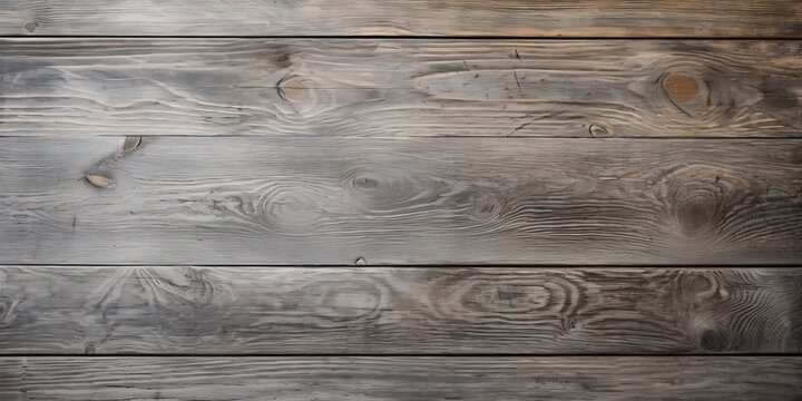 Top view of a vintage gray table with a wooden texture background, providing space for text, featuring old natural patterns.