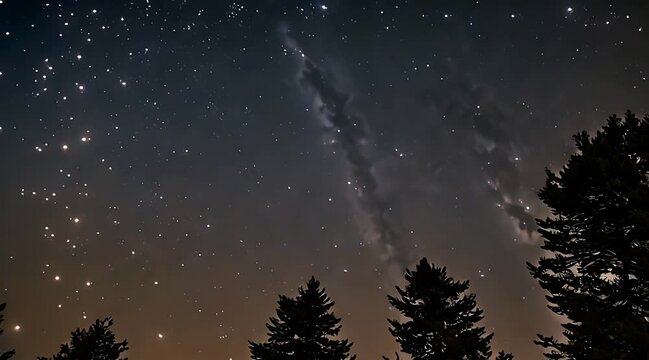 meteor shower phenomenon: falling stars spectacle