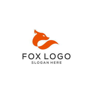 unique fox design, fox illustration, logo, vector