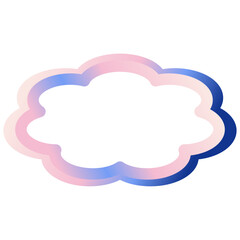 Obraz premium 3D Gradient Frame