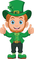 Leprechaun St Patricks Day Cartoon