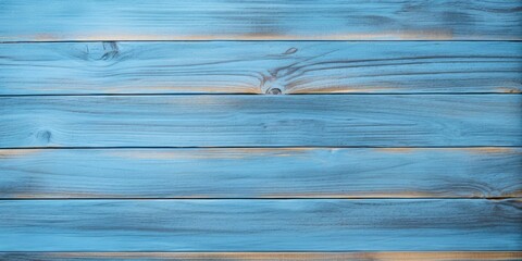 High-resolution top-view copy space on a blue wooden background.