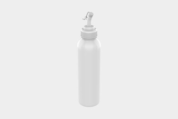 Oil Dispenser Bottle Mockup Isolated On White Background.3d illustration