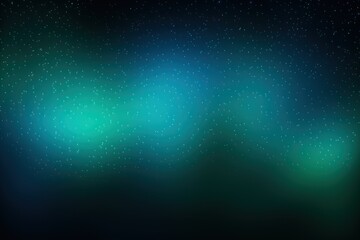 Fototapeta na wymiar Glowing blue green black grainy gradient background