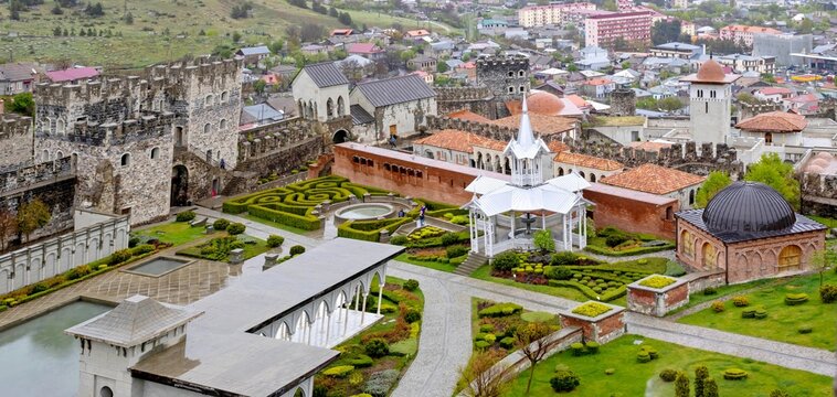 The inner courtyard of Akhaltsikhe (Rabati) Castle, Georgia