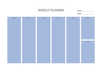 weekly plan, minimalistic daily, weekly planner printable template. habit, workout planning and to do list. printable planner, digital planner. A4