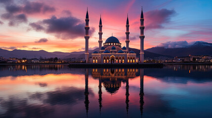 Naklejka premium Beautiful Mosque