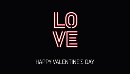 Obraz premium Valentine's day concept background. Vector illustration.