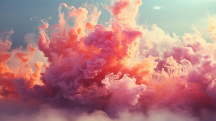 Obraz na płótnie Canvas Spectral Clouds Escape Reality Series Arrangement, Wallpaper Pictures, Background Hd