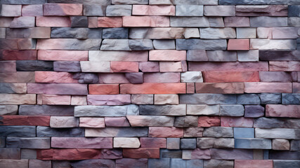Fototapeta premium Background of brick wall pattern texture or brick wall background for interior or exterior design.