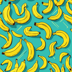 banana pattern illustration