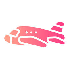 plane toy Gradient icon