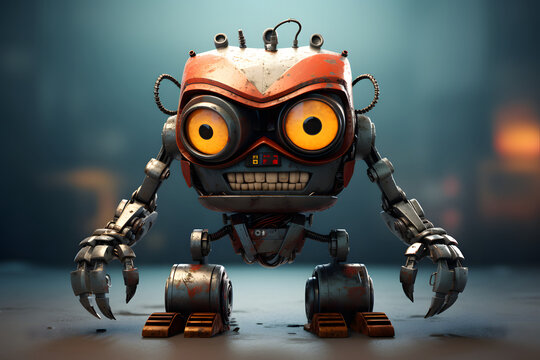 agry retro robot