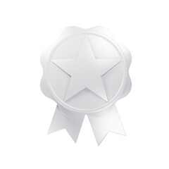 star isolated on white , 3d render