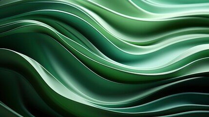 Green Volume Waves Abstract Background Nature, Wallpaper Pictures, Background Hd