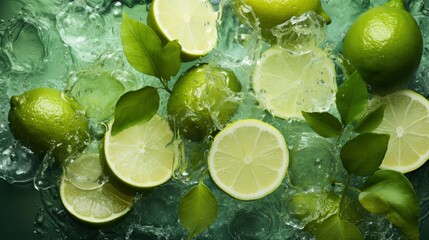 Grunge Greenlime Water Color Background, Wallpaper Pictures, Background Hd