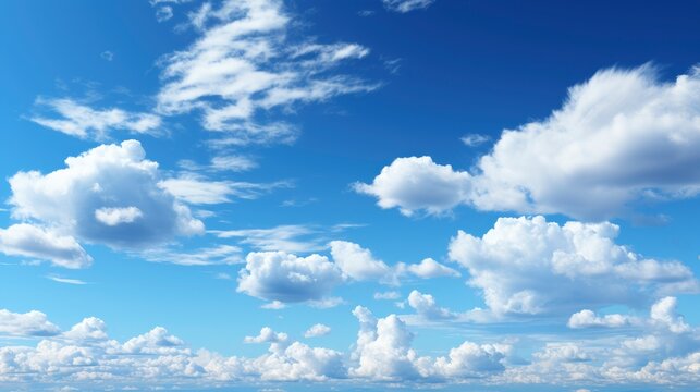 Beautiful Abstract Cloud Clear Blue Sky, Wallpaper Pictures, Background Hd