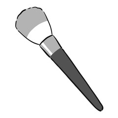 手書き風のシンプルなメイクブラシ