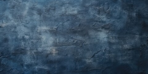 Fototapeta premium Texture Background image of plaster on the wall in grunge dark-blue tones.
