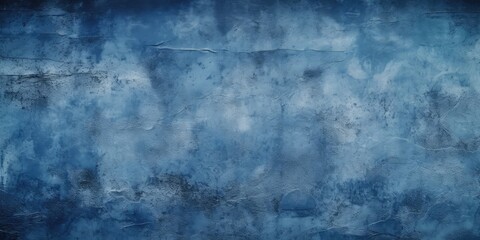 Fototapeta na wymiar Texture Background image of plaster on the wall in grunge dark-blue tones.