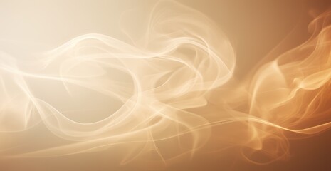 Abstract light background with puffs of ivory smoke.