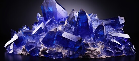 Southern Urals sapphire crystals.