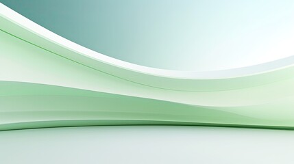Beautiful airy minimalistic white and light green architectural background banner