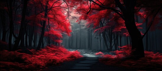 Red forest mediev